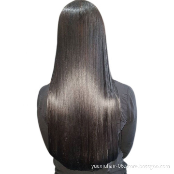13x6 Hd Transparent medium brown Swisss Lace Frontal 100% raw virgin  remy Human Wig for Black with Baby hair vendor
